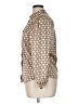 Tamara H. 100% Polyester Print Brown Long Sleeve Blouse Size 1X - photo 5