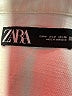Zara Color Block Ivory 3/4 Sleeve Button-Down Shirt Size M - photo 7