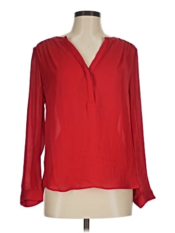 Joie Long Sleeve Silk Top (view 1)