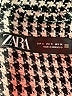 Zara Houndstooth Gray Coat Size S - photo 6