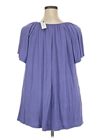 Lane Bryant Short Sleeve Blouse (view 2)