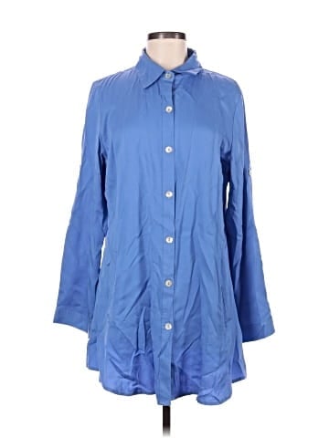 Soft Surroundings 3/4 Sleeve Button-Down Shirt (view 1)