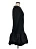 Express Solid Black Casual Dress Size M - photo 4