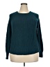 Jessica Simpson Solid Teal Pullover Sweater Size XXL - photo 1