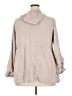 Torrid 100% Cotton Gray Raincoat Size 2X Plus (2) - photo 2