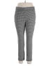 Rafaella Houndstooth Gray Casual Pants Size 14 - photo 1