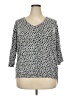 PREMISE Gray 3/4 Sleeve Top Size 2X - photo 1