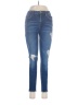 YMI Hearts Blue Jeans Size 7 - photo 1