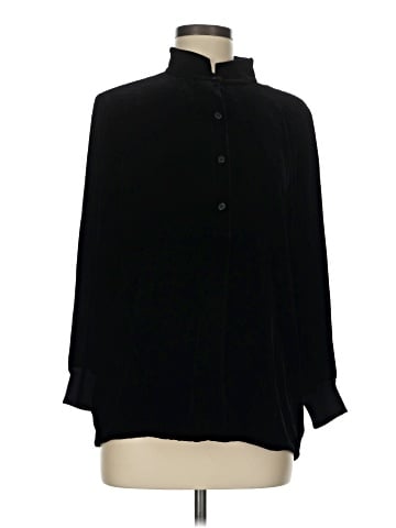 Lafayette 148 New York Long Sleeve Blouse (view 1)