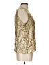 Unbranded Metallic Gold Sleeveless Blouse Size L - photo 4