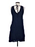 Gap 100% Polyester Solid Blue Casual Dress Size XS - photo 2