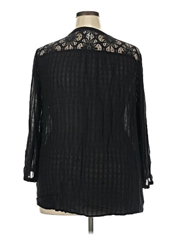 Ava & Viv 3/4 Sleeve Blouse (view 2)