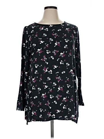 Lane Bryant 3/4 Sleeve T-Shirt (view 1)