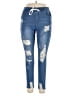 Unbranded Hearts Blue Jeans Size XL - photo 1