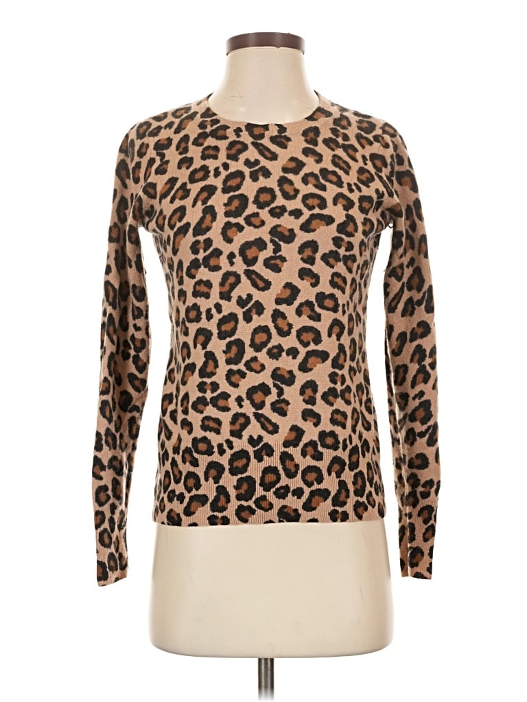 Pre-owned Cynthia Rowley Tjx Cashmere Pullover Sweater In Tan