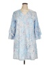 Unbranded 100% Polyester Blue Casual Dress Size XL - photo 1