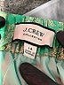 J.Crew Collection 100% Polyester Paisley Green Casual Pants Size 14 - photo 6