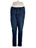 Seven7 Solid Blue Jeans Size 16 - photo 1