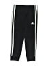Adidas 100% Polyester Black Track Pants Size 4 - photo 1