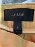 J.Crew 100% Cotton Solid Tan Khakis Size 8 - photo 4