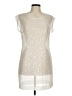 Kohl's 100% Polyester Metallic Silver Cocktail Dress Size 6 - photo 1