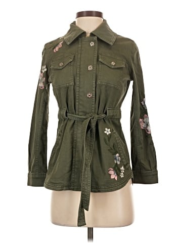 White House Black Market Trenchcoat (view 1)