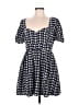 Altar'd State 100% Polyester Hearts Blue Casual Dress Size M - photo 1