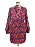 Rebdolls 100% Polyester Print Purple Cocktail Dress Size 2X - photo 2