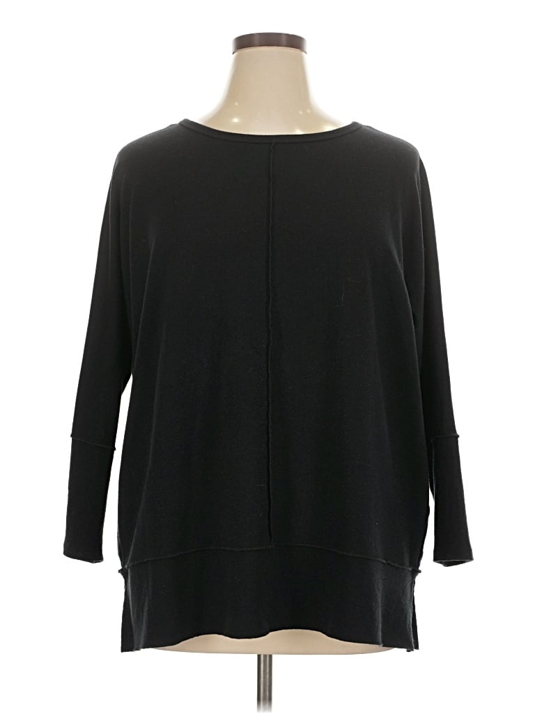 Pre-owned Spanx Pullover Sweater In Black