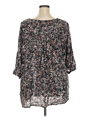 Ulla Popken 3/4 Sleeve T-Shirt (view 2)