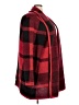 Catherines Plaid Red Cardigan Size 5X - photo 4