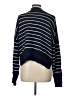 The Workshop Stripes Blue Turtleneck Sweater Size L - photo 2