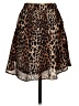 Three Eighty Two 100% Polyester Animal Print Brown Casual Skirt Size XS - photo 2