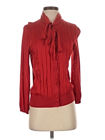 Donna Karan New York Silk Cardigan (view 1)