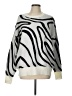 Papermoon Animal Print Silver Pullover Sweater Size L - photo 1