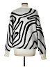 Papermoon Animal Print Silver Pullover Sweater Size L - photo 2