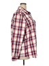 Eddie Bauer Plaid Red Long Sleeve Blouse Size 2X - photo 4