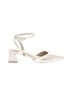 A New Day Metallic Silver Heels Size 8 1/2 - photo 1