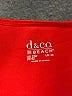 D&Co. Solid Red One Piece Swimsuit Size 22W - photo 3