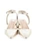 A New Day Metallic Silver Heels Size 8 1/2 - photo 2