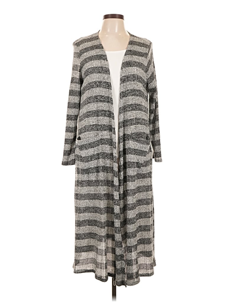Pre-owned Lularoe Cardigan Sweater In Gray