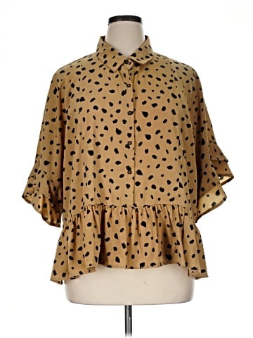 Umgee Short Sleeve Blouse (view 1)