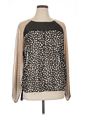August Silk Long Sleeve Blouse (view 1)