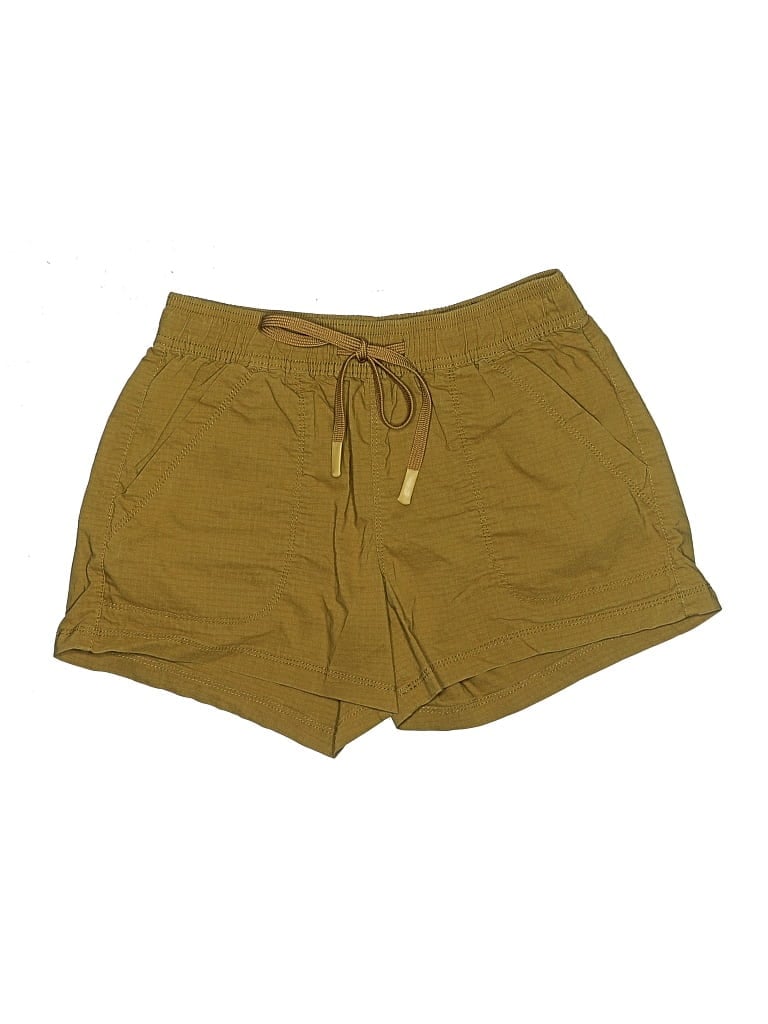 Pre-owned Title Nine Khaki Shorts In Yellow
