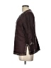 Grace Elements 100% Linen Brown 3/4 Sleeve Blouse Size L - photo 5