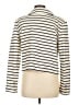 CAbi 100% Cotton Stripes Blue Ivory Blazer Size M - photo 2