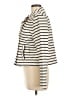 CAbi 100% Cotton Stripes Blue Ivory Blazer Size M - photo 5