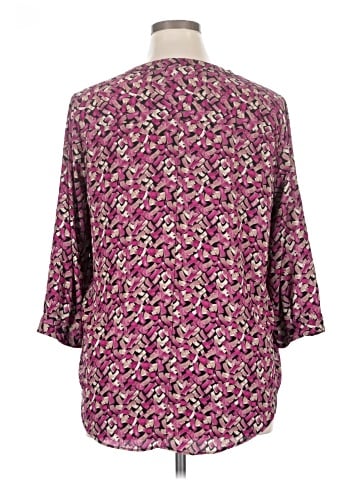 Dana Buchman 3/4 Sleeve Blouse (view 2)
