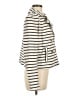 CAbi 100% Cotton Stripes Blue Ivory Blazer Size M - photo 4