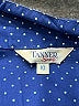 Tanner Polka Dots Blue Long Sleeve Blouse Size 10 - photo 7
